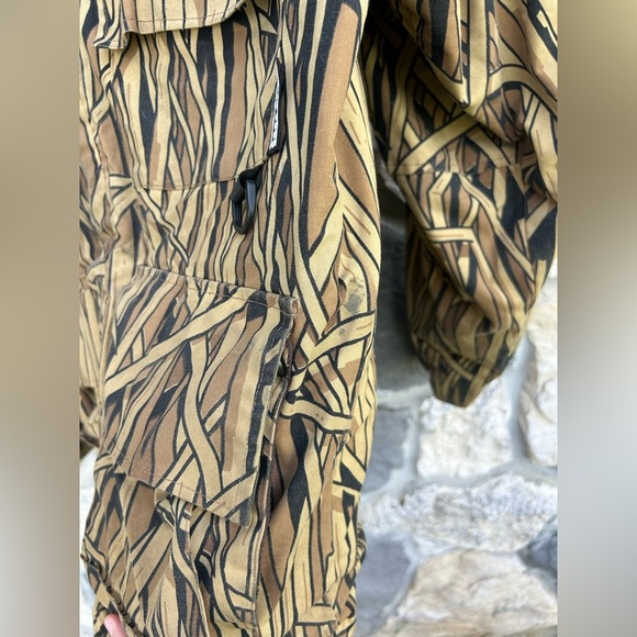 Vintage Browning Cattail Camo Hunting Jacket Mens Size M Gore-Tex Nylon Outdoor - Picture 5 of 11